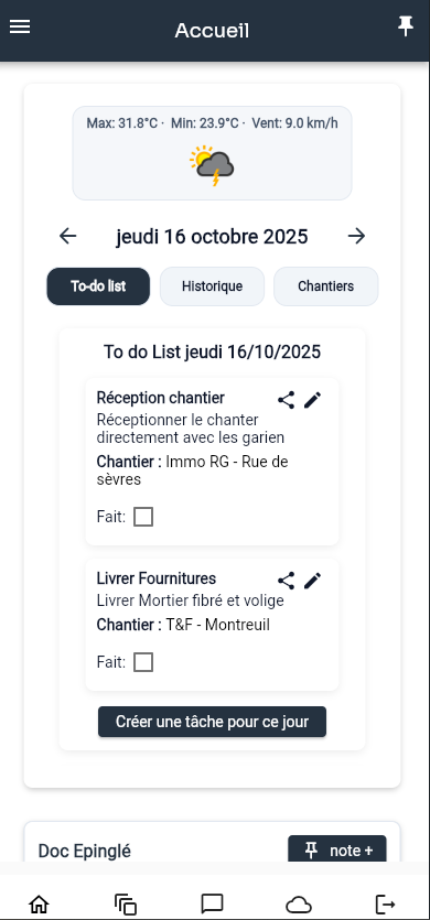 ToDoList – écran 2
