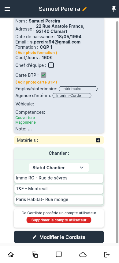 Cordistes – écran 2