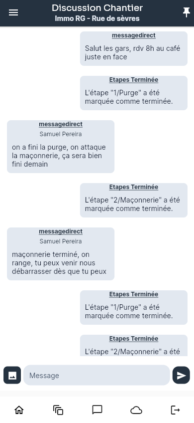 Discussion – écran 2