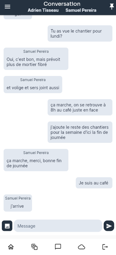 Discussion – écran 3